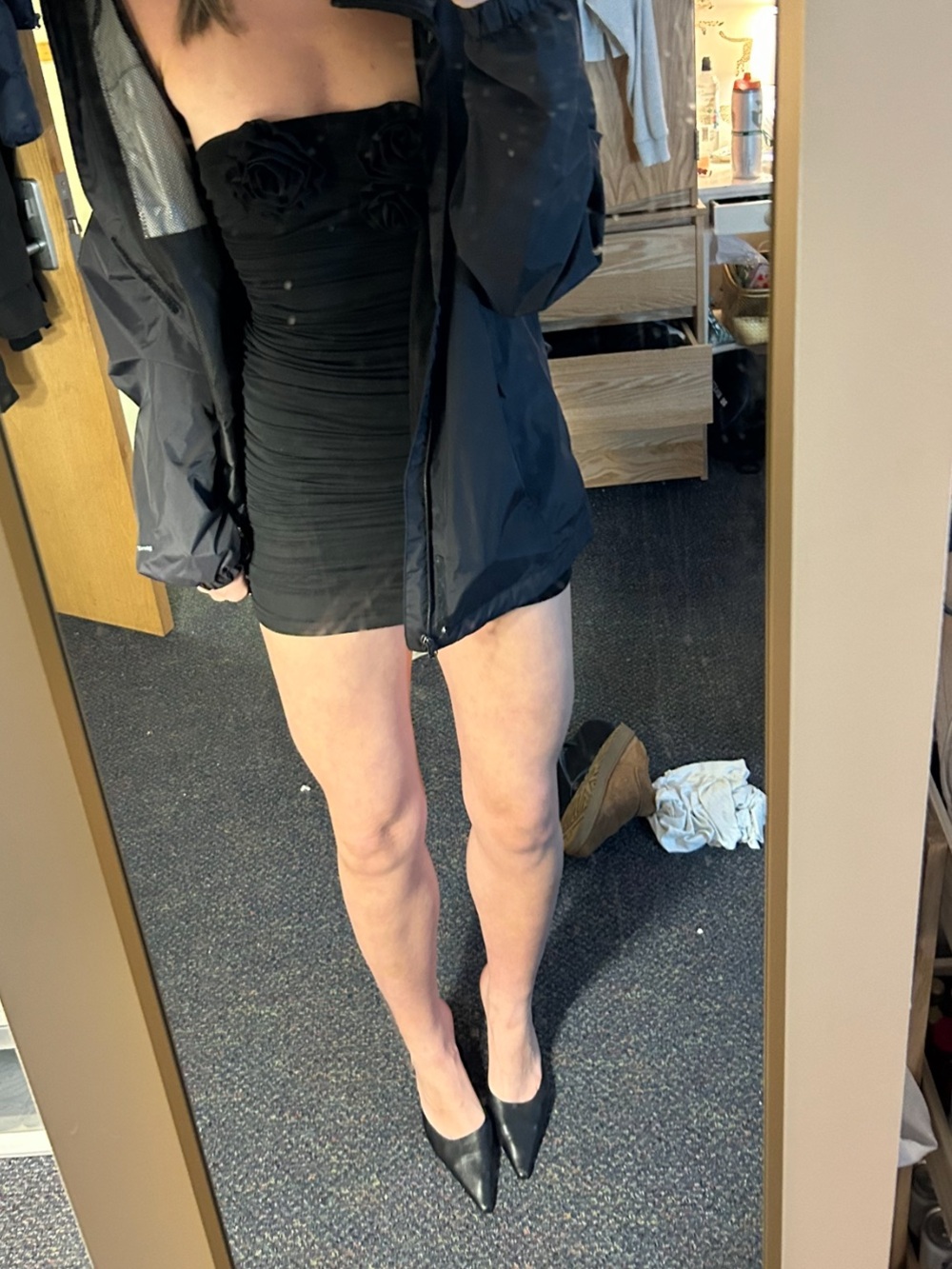 ZARA Black Slingback kitten heels - Picture 4 of 4